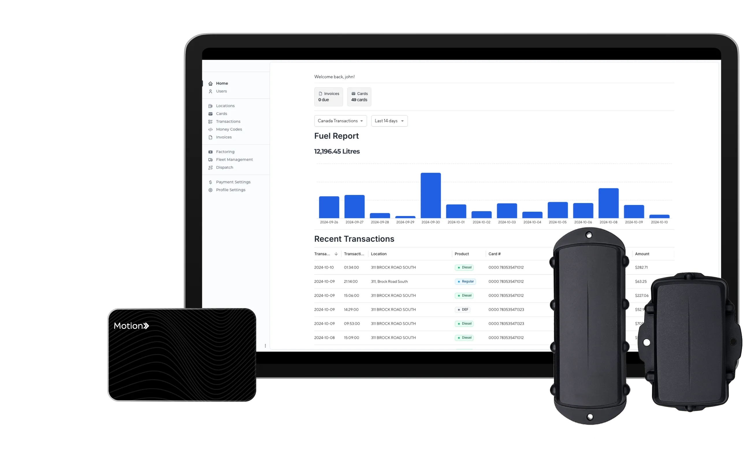 Motion fleet management platform